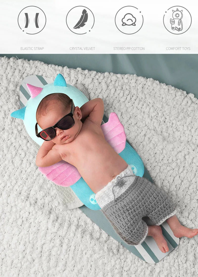 Coussin anti-chute bébé – Oreiller de protection tête & dos | Apprentissage de la marche