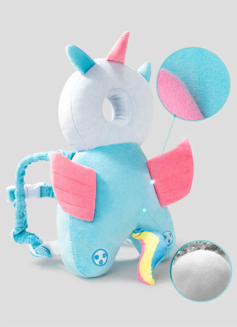 Coussin anti-chute bébé – Oreiller de protection tête & dos | Apprentissage de la marche